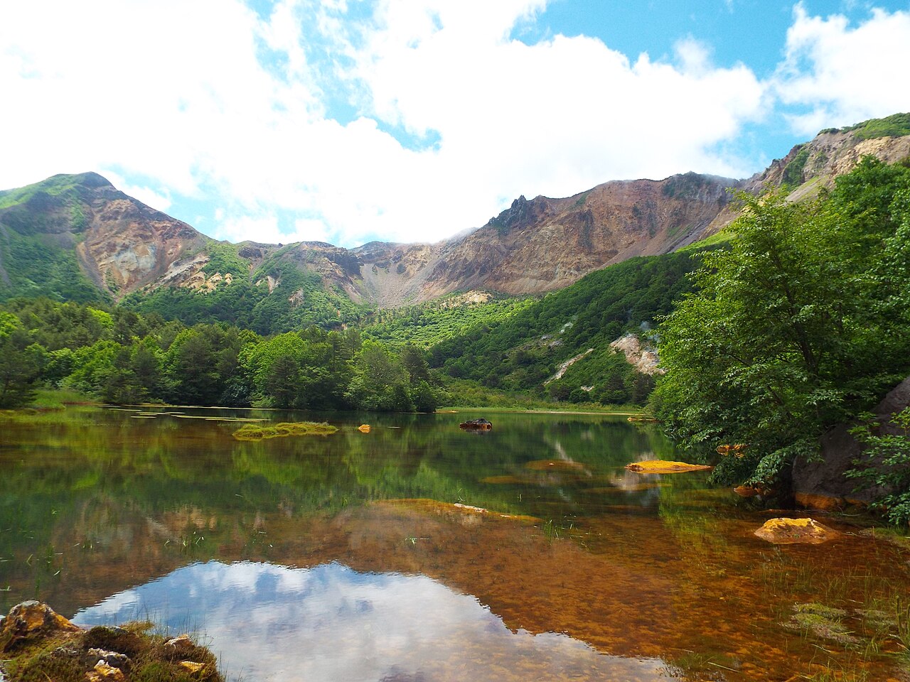 磐梯山の風景