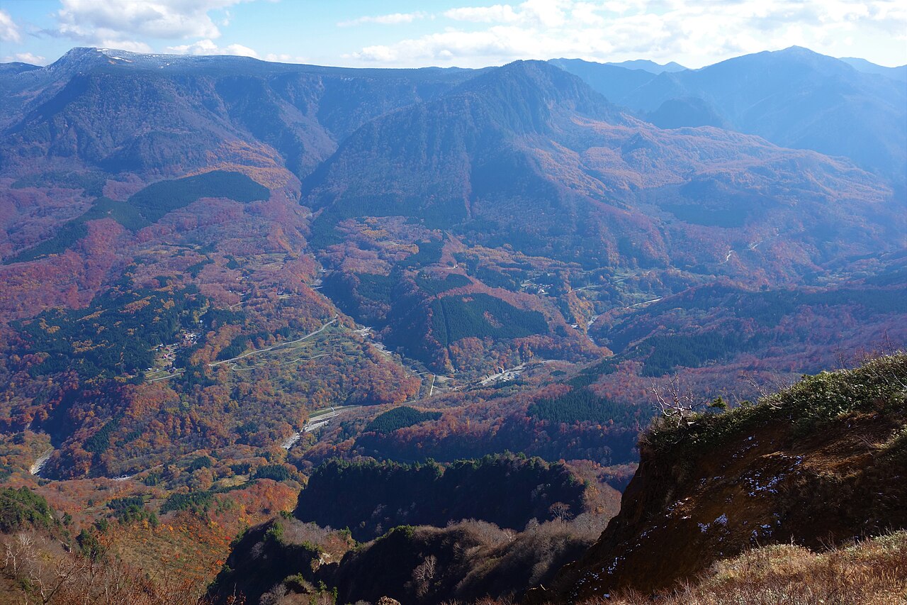 秋山郷の風景