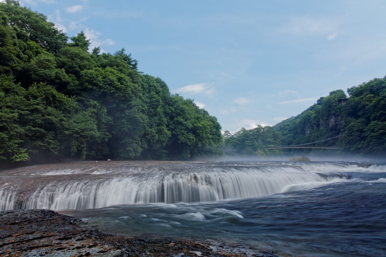 吹割の滝の吹割の滝