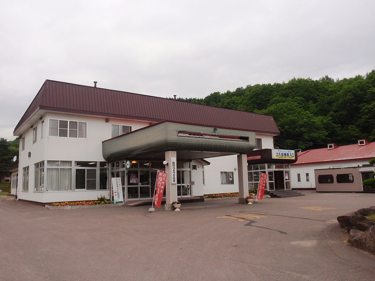塩別温泉の風景