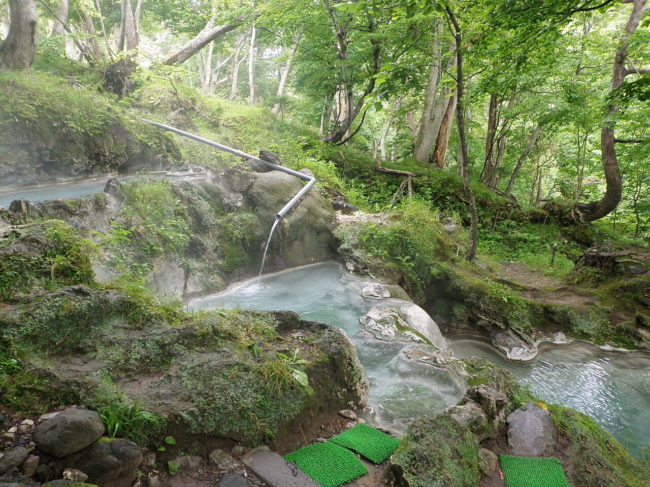 岩尾別温泉の風景