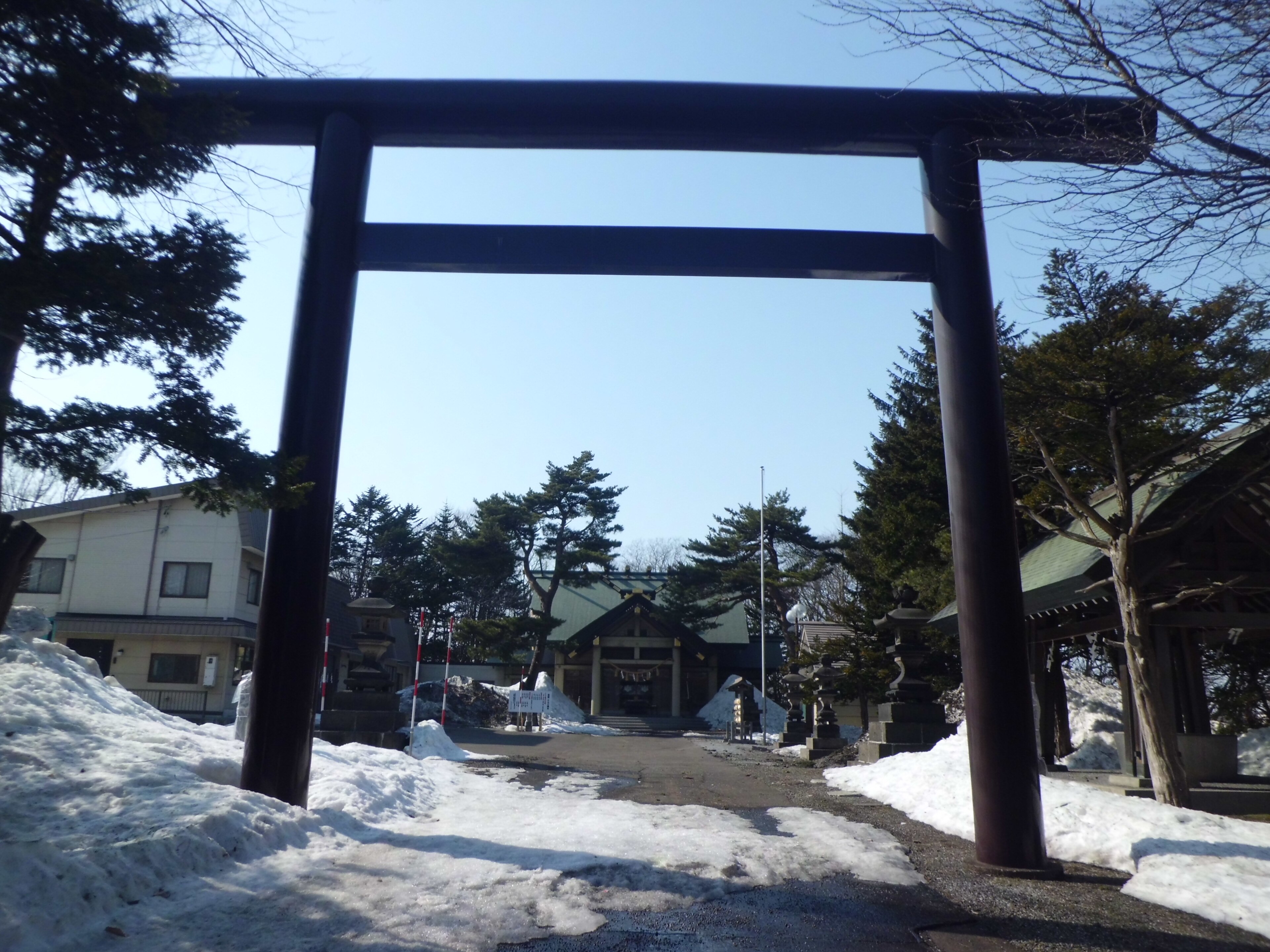 江別神社の風景