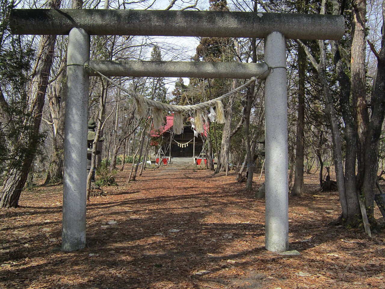 浦臼神社の風景
