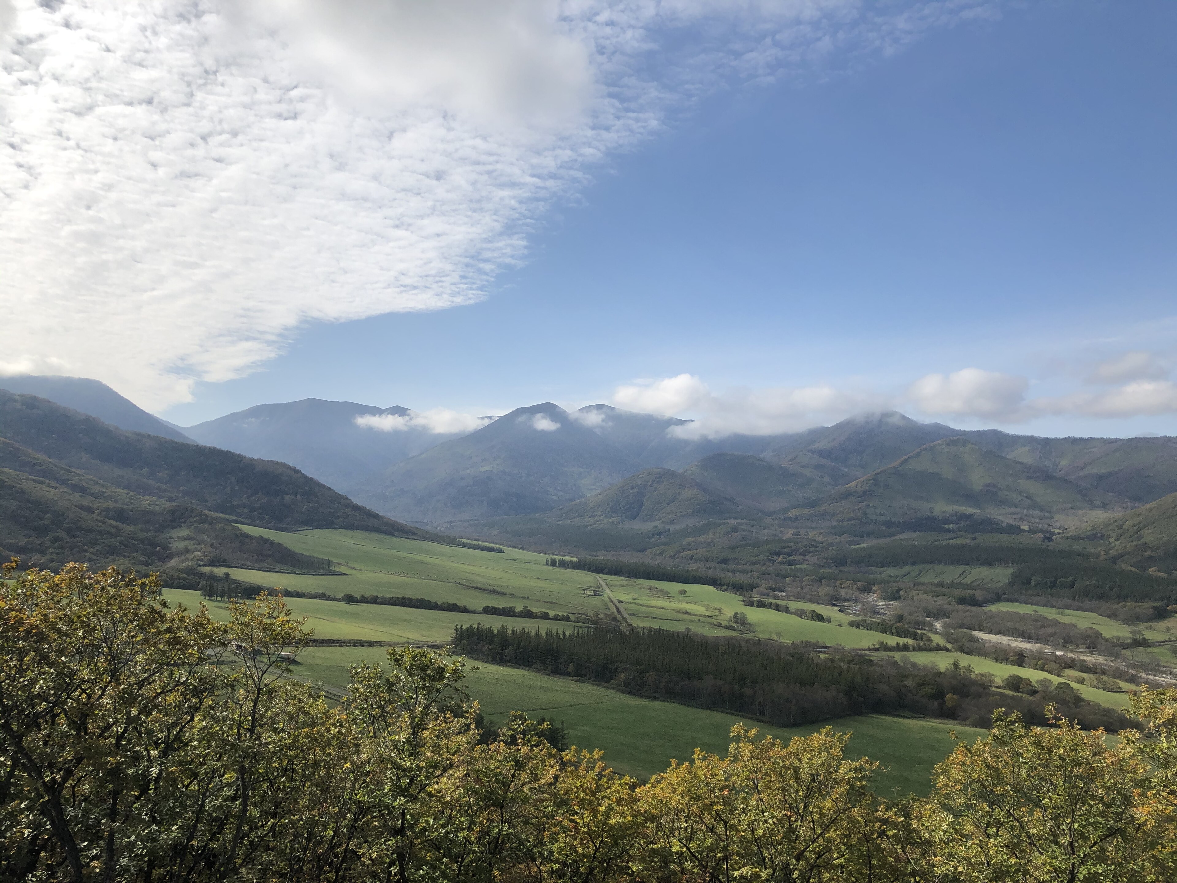 清水円山展望台の風景