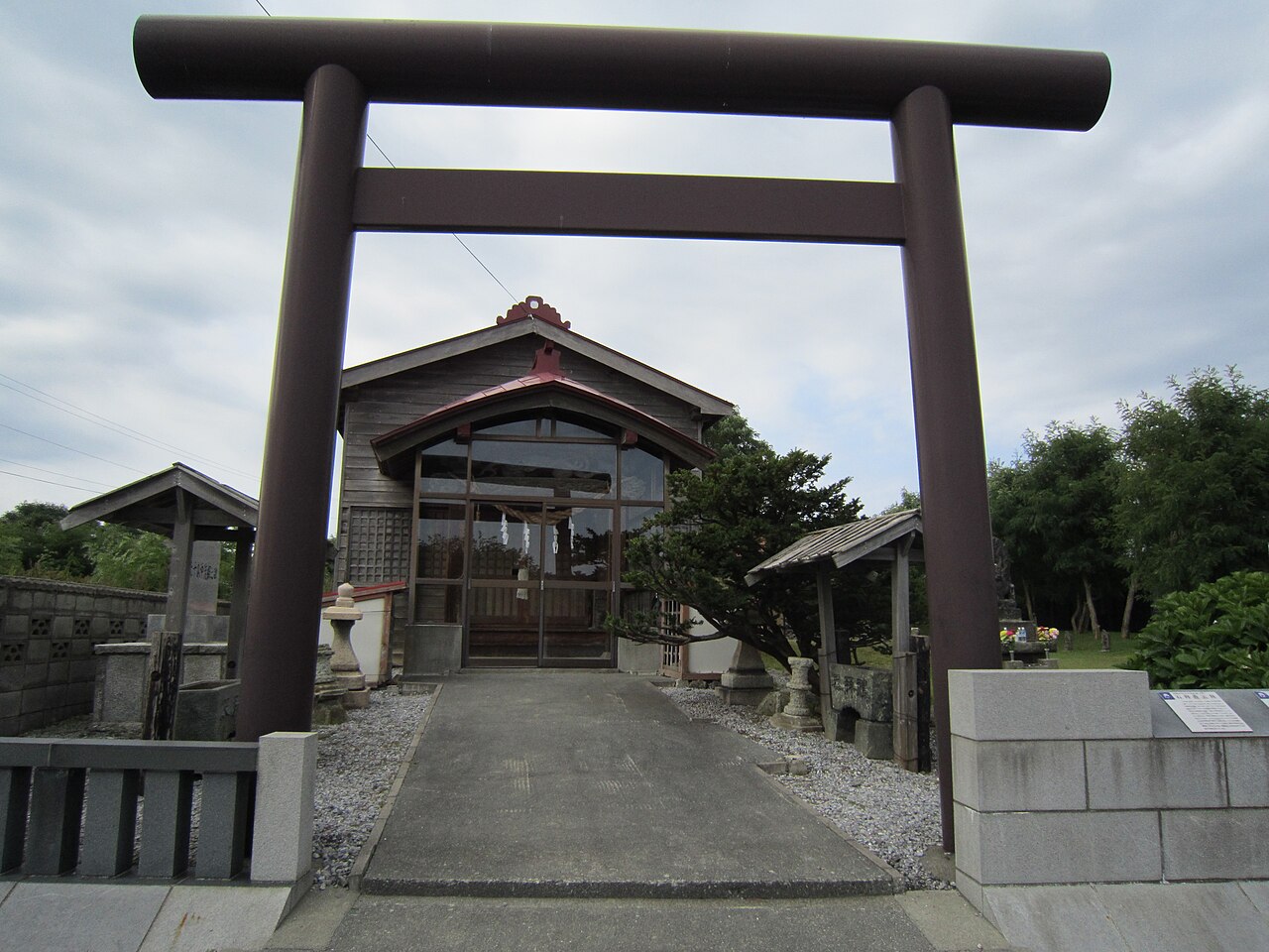 石狩弁天社の風景