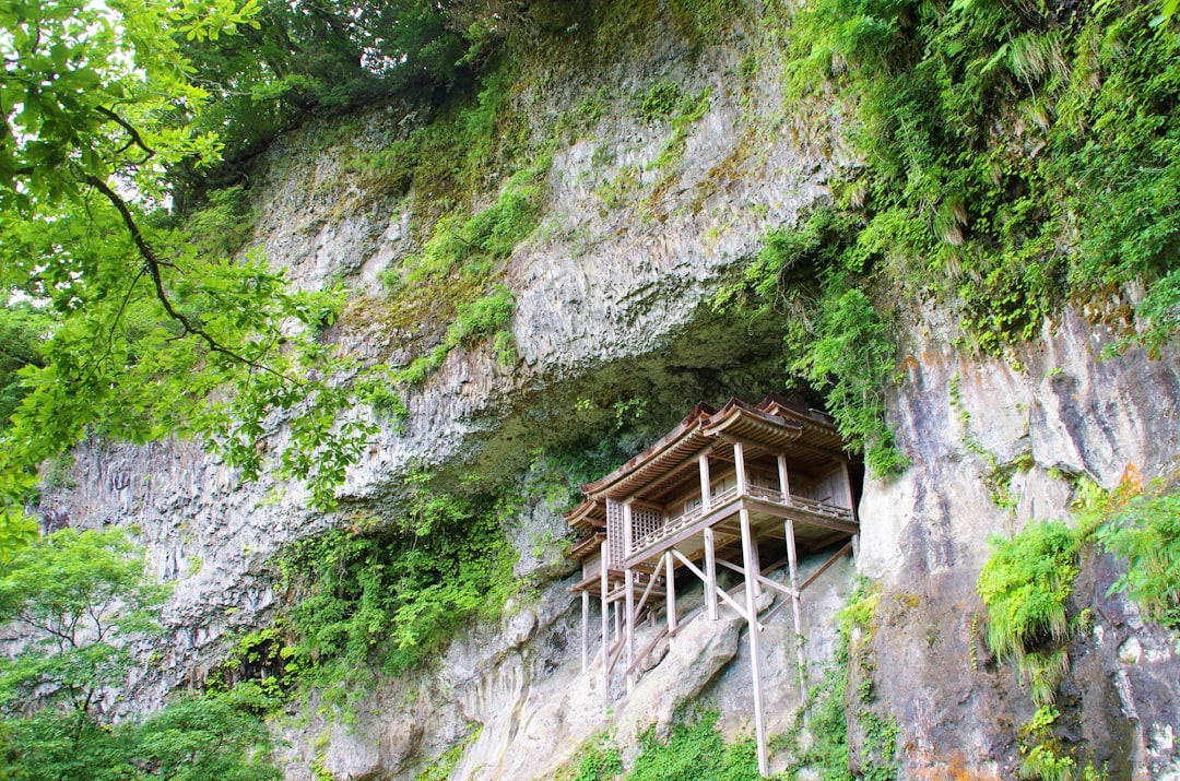 神居岩温泉の風景