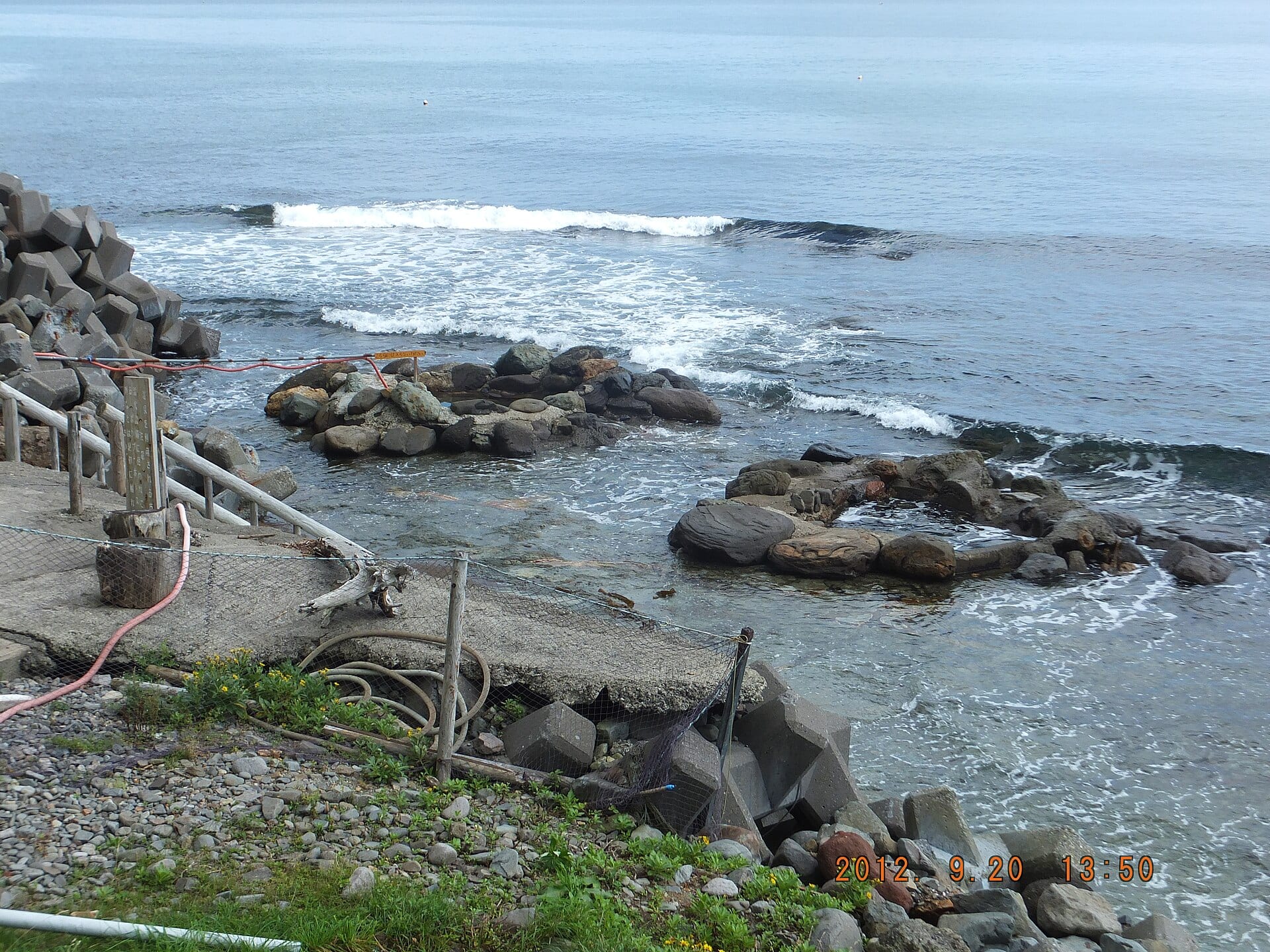 羅臼温泉の風景