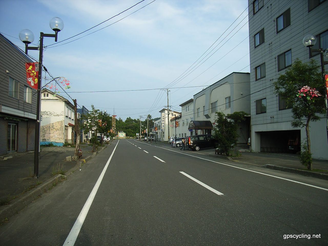 豊富温泉の風景