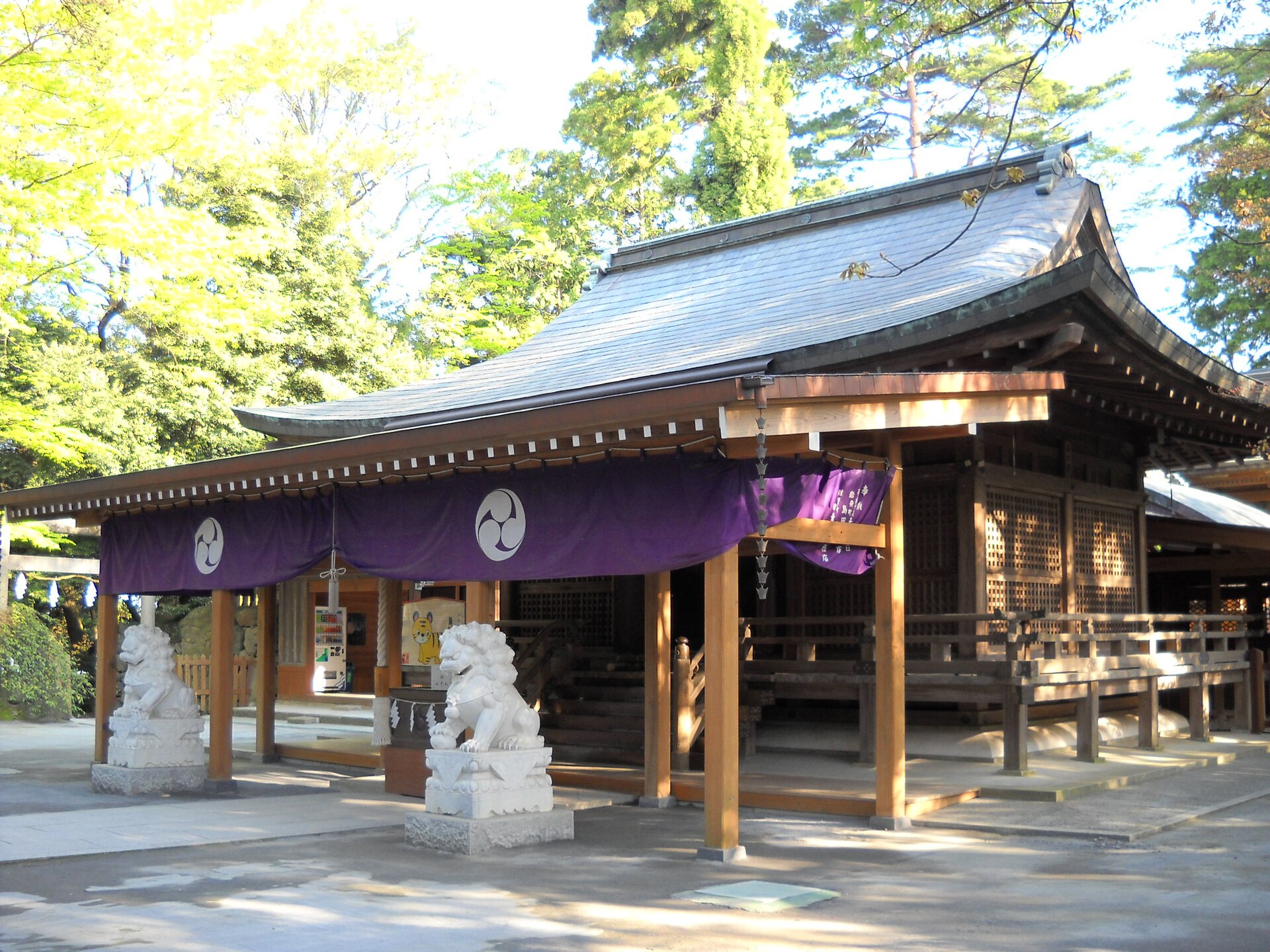 唐沢山神社の風景