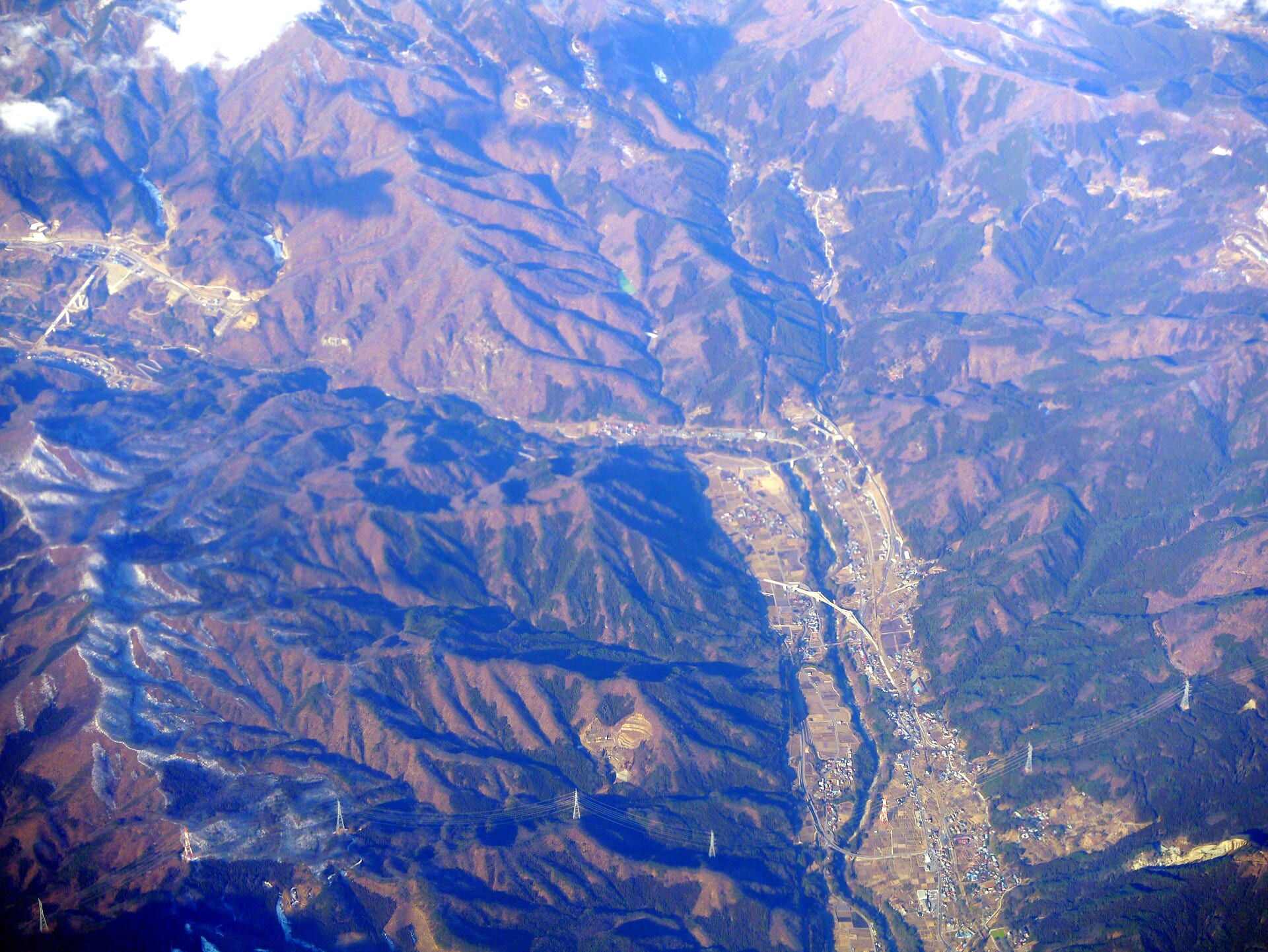川中温泉の風景