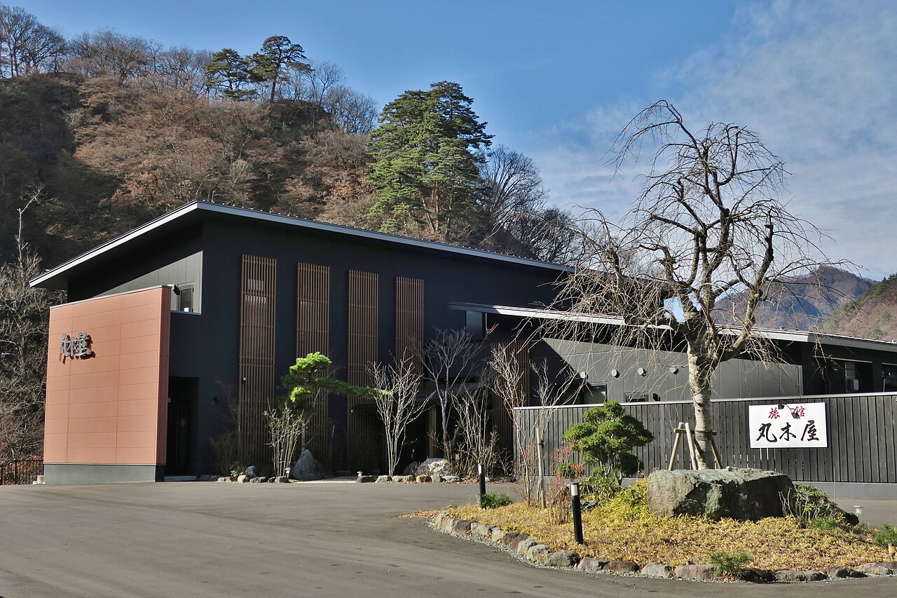 川原湯温泉の風景