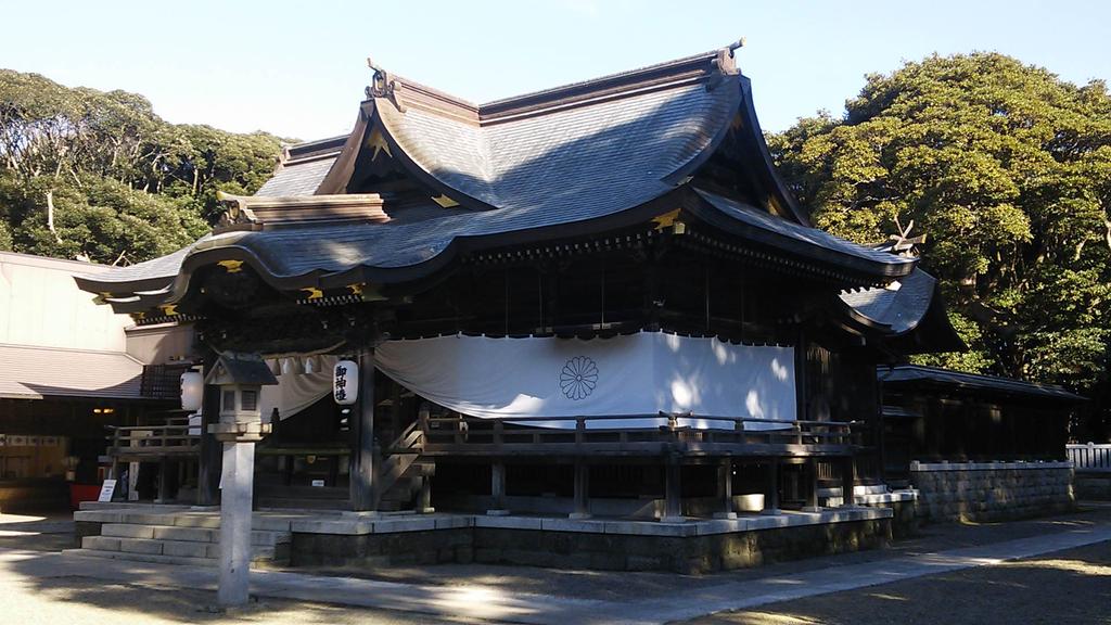 酒列磯前神社の風景