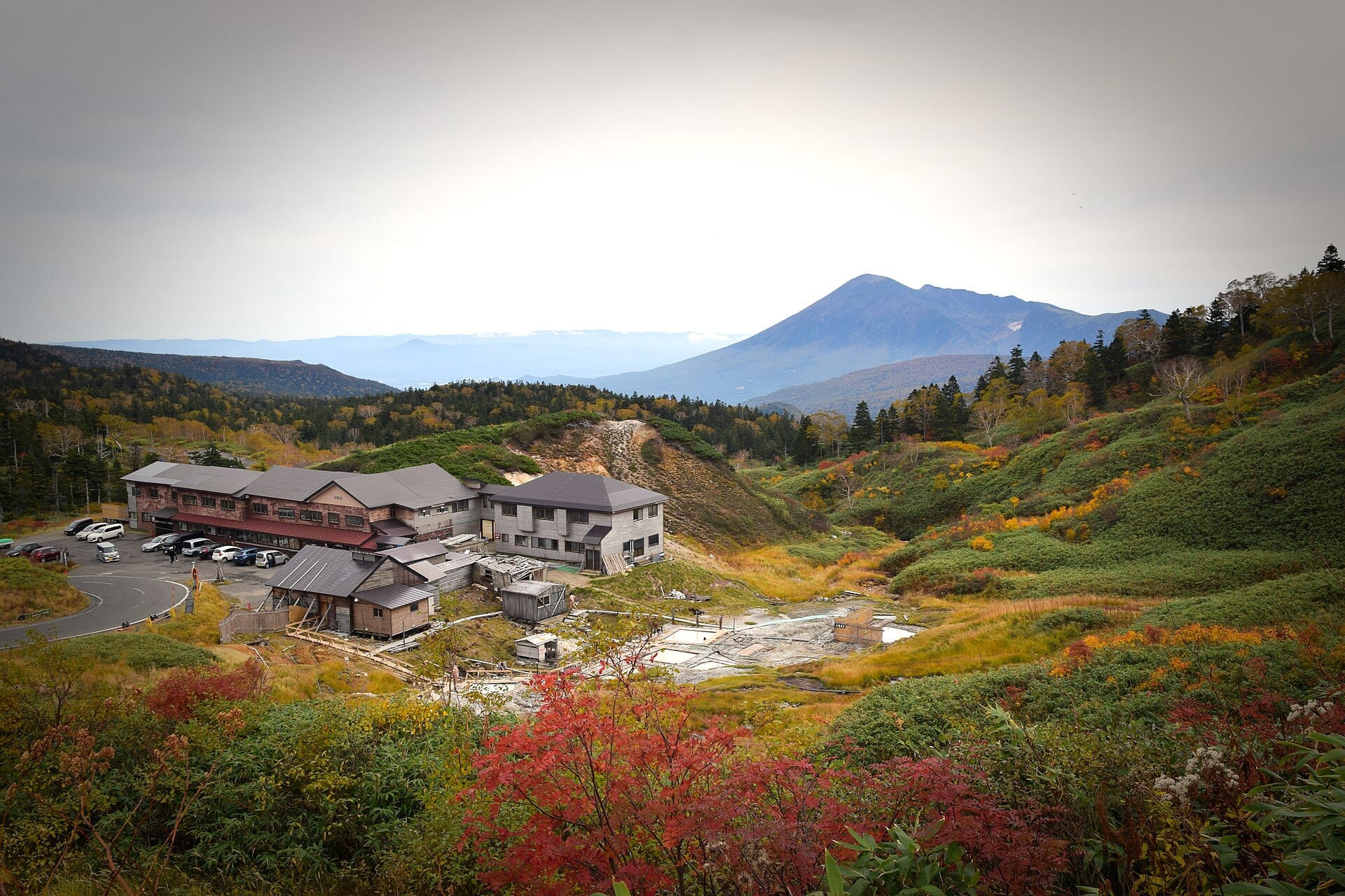 後生掛温泉の風景