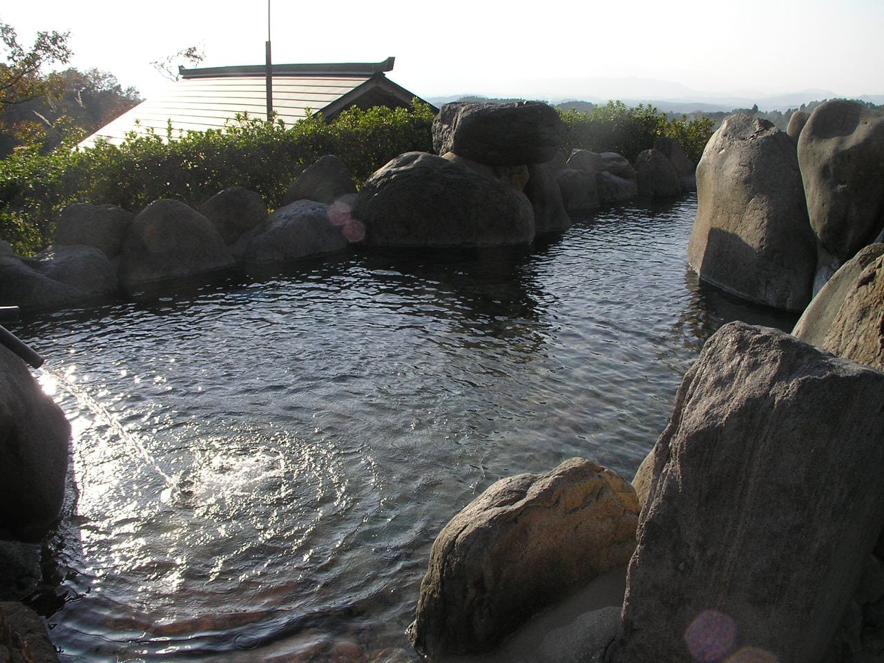はげの湯温泉の貸切の露天風呂
