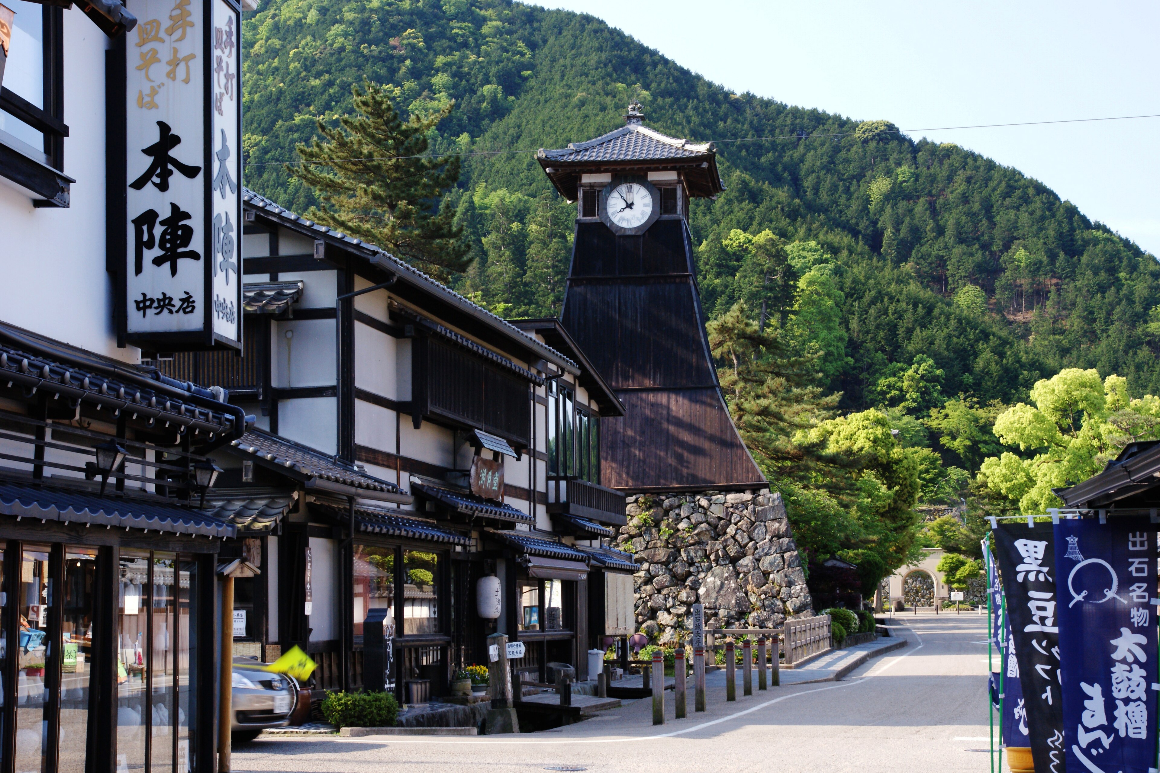 出石の風景