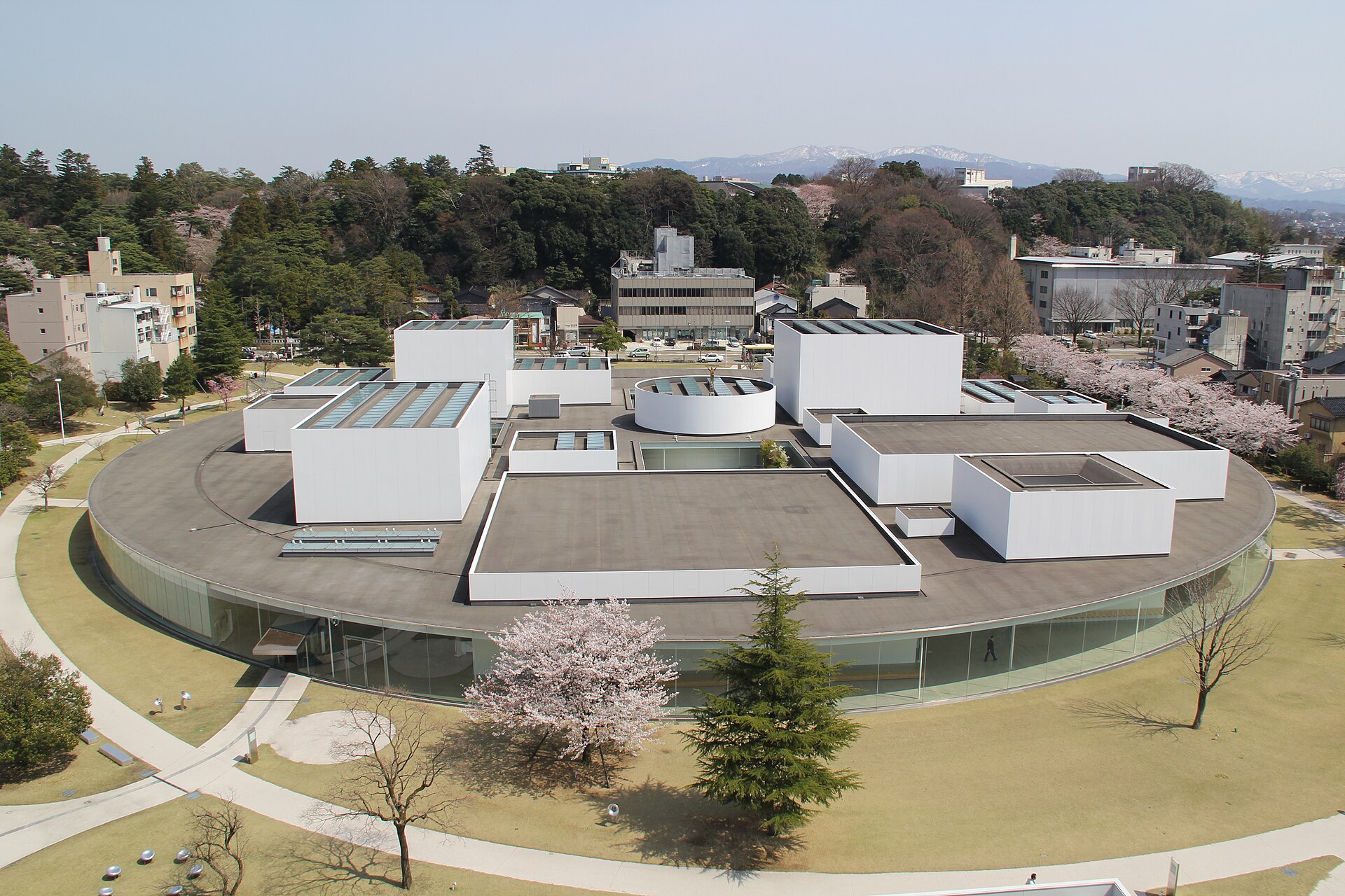 金沢21世紀美術館の風景