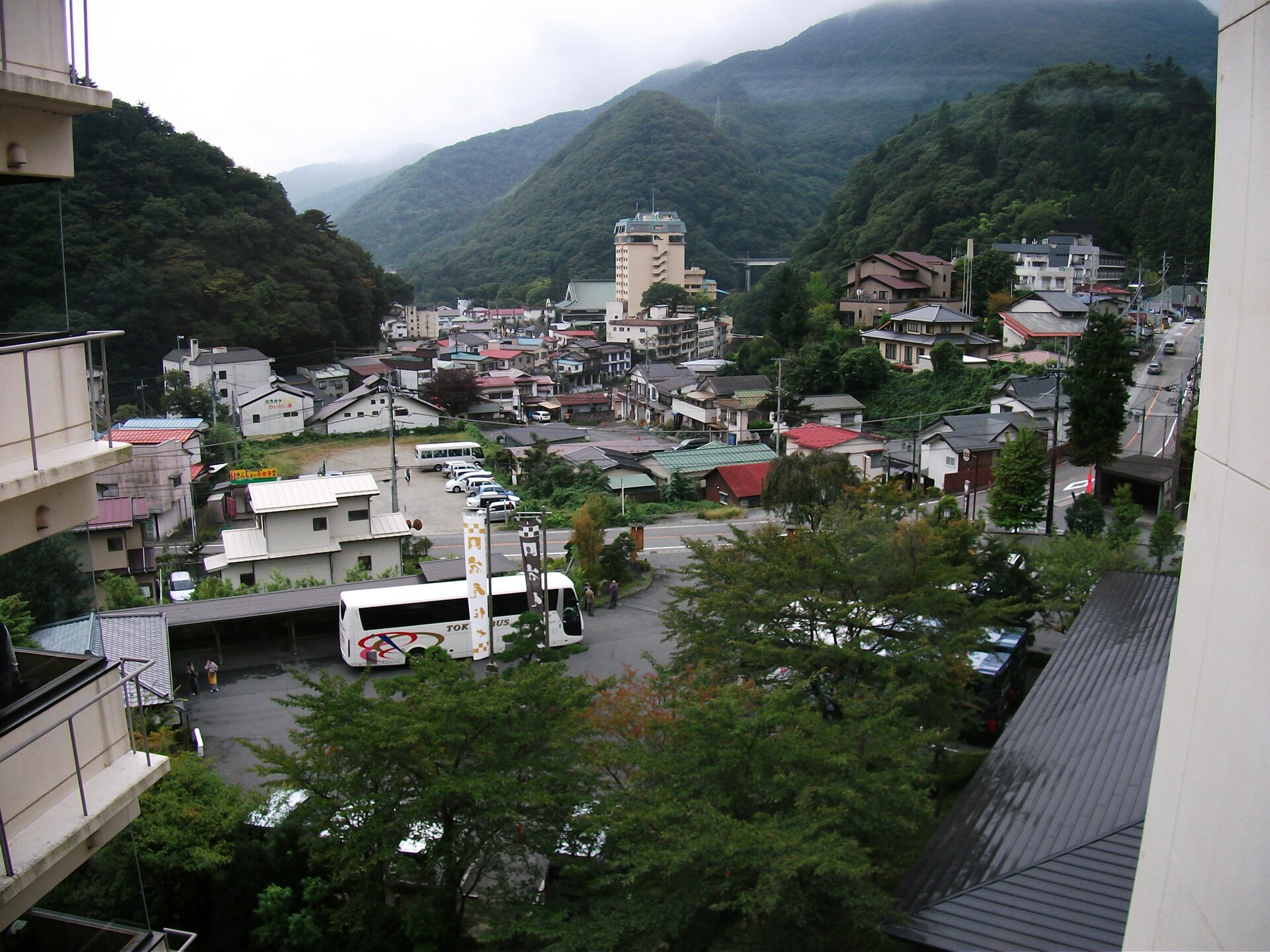 川治温泉の風景