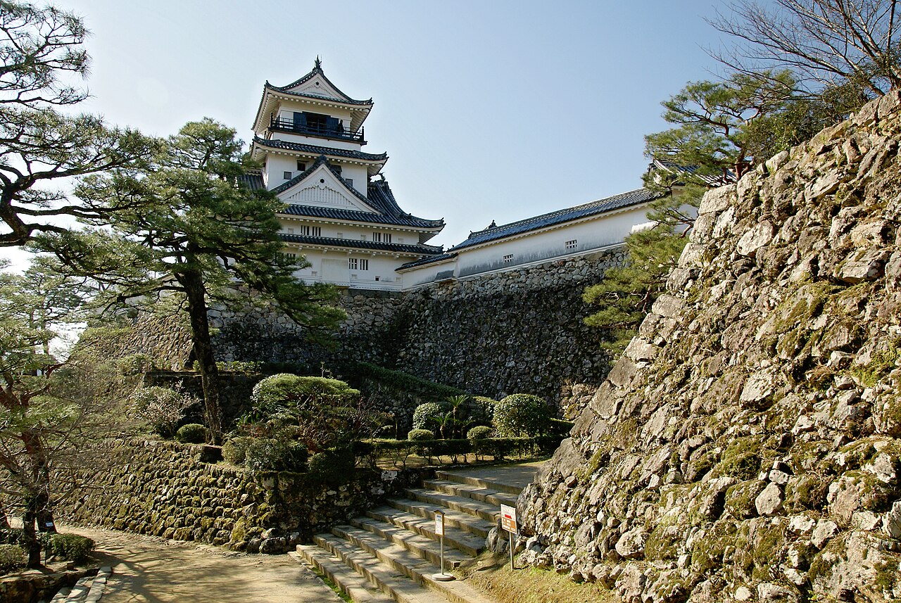 高知城の風景