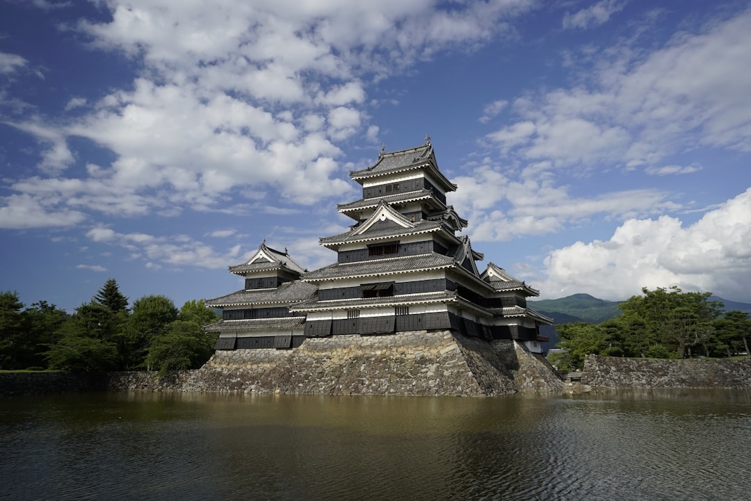 松本城の風景