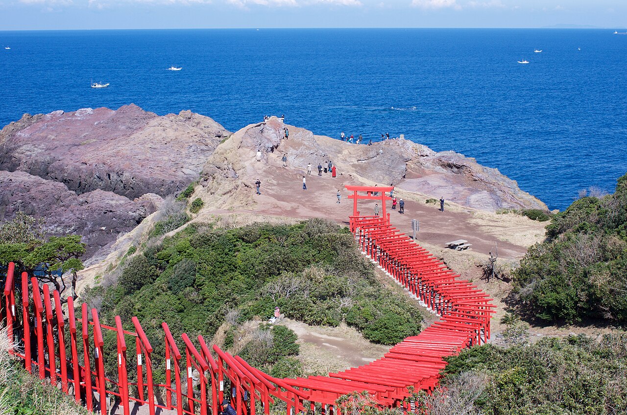 元乃隅稲成神社の風景