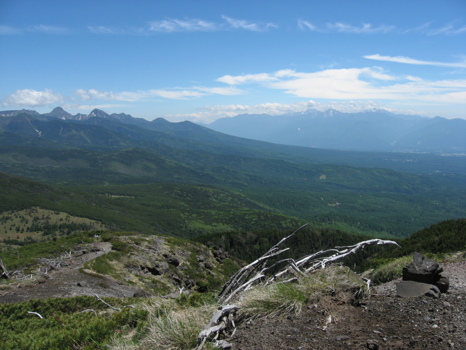 蓼科高原の風景