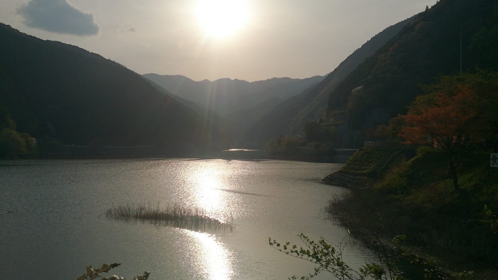 名栗温泉の名栗湖