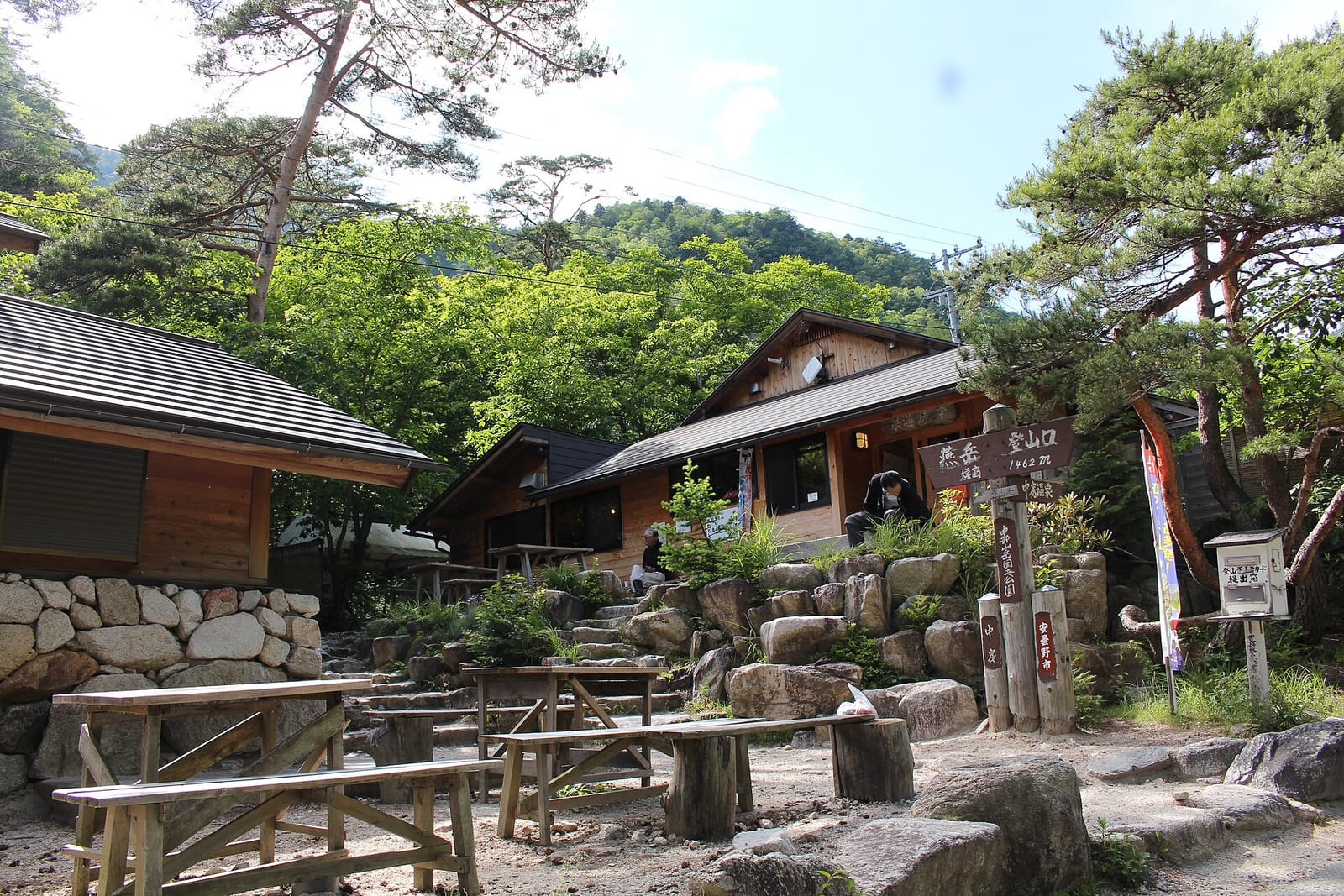 中房温泉の白滝の湯