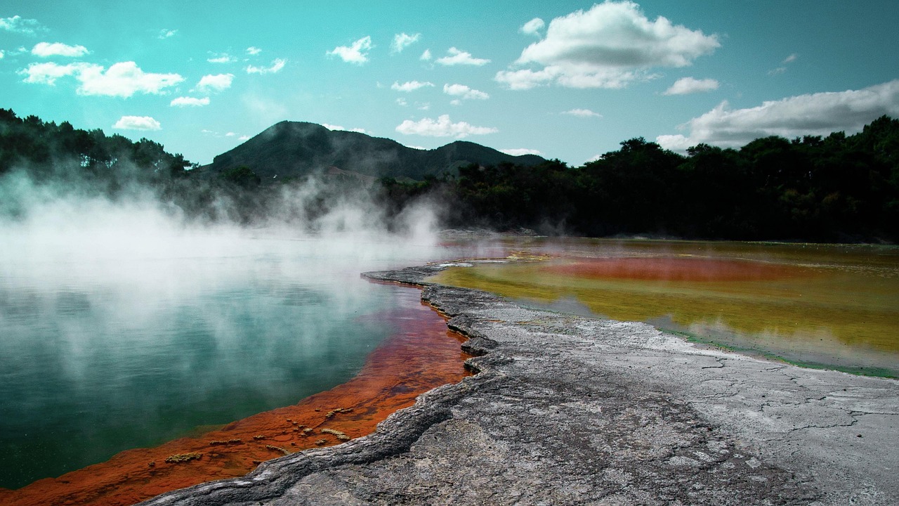 白石温泉の風景