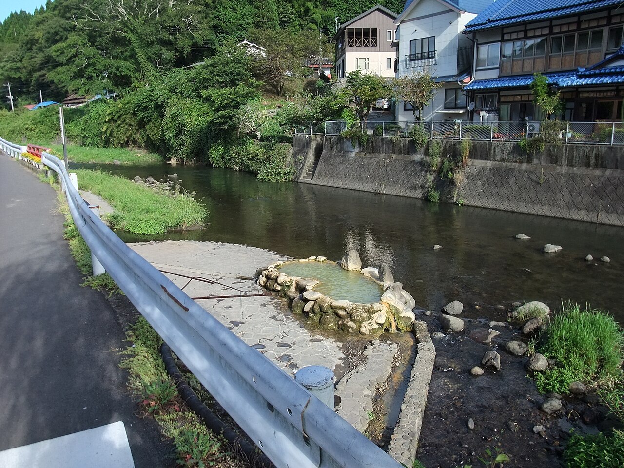 長湯温泉の風景