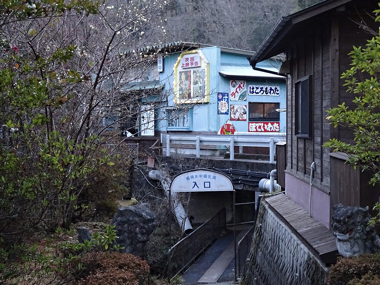 稲積水中鍾乳洞の風景