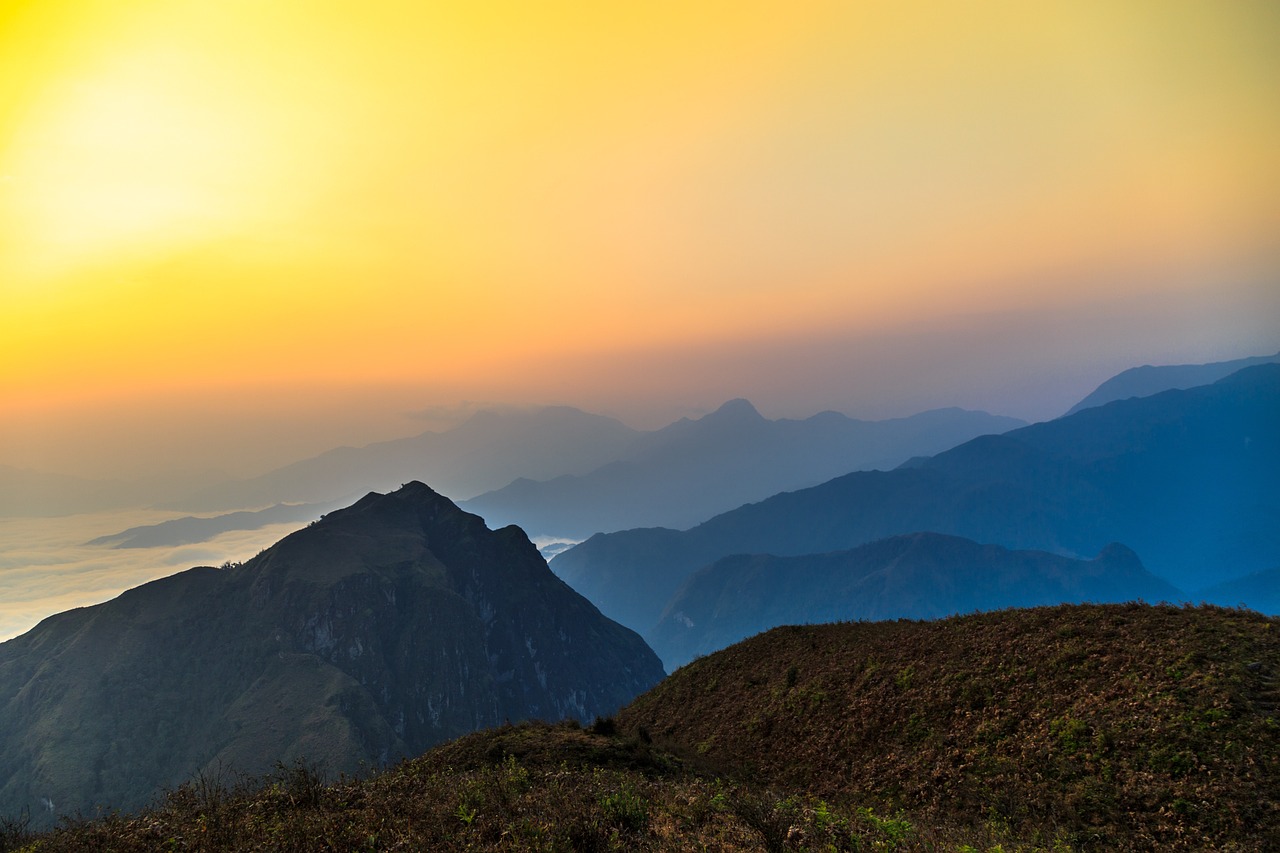 塩山梅林の風景