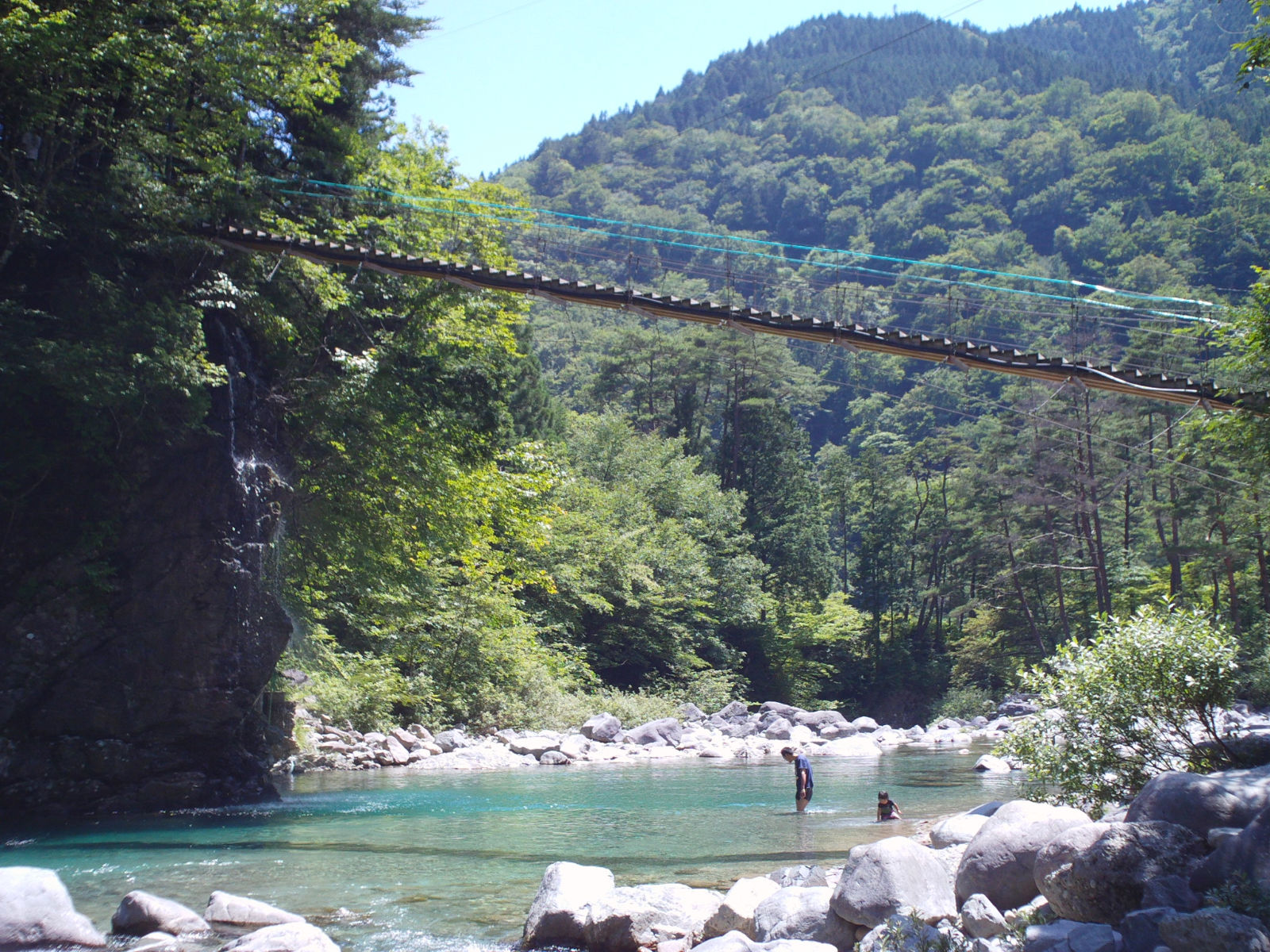 付知峡の風景