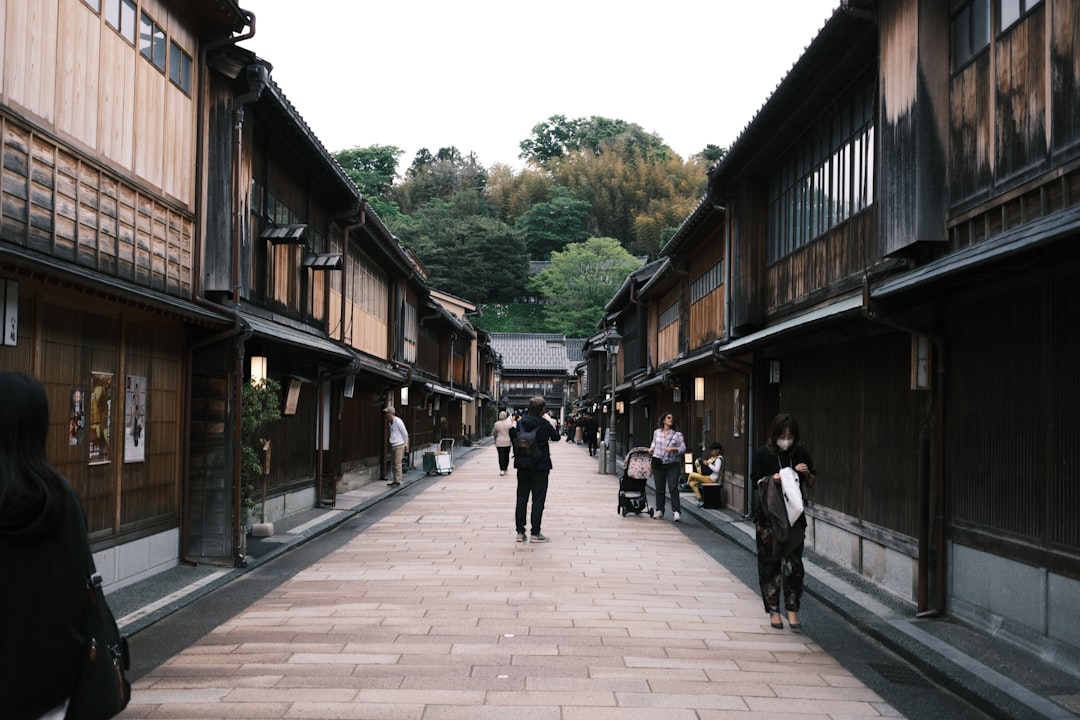 真壁の古い町並みの風景