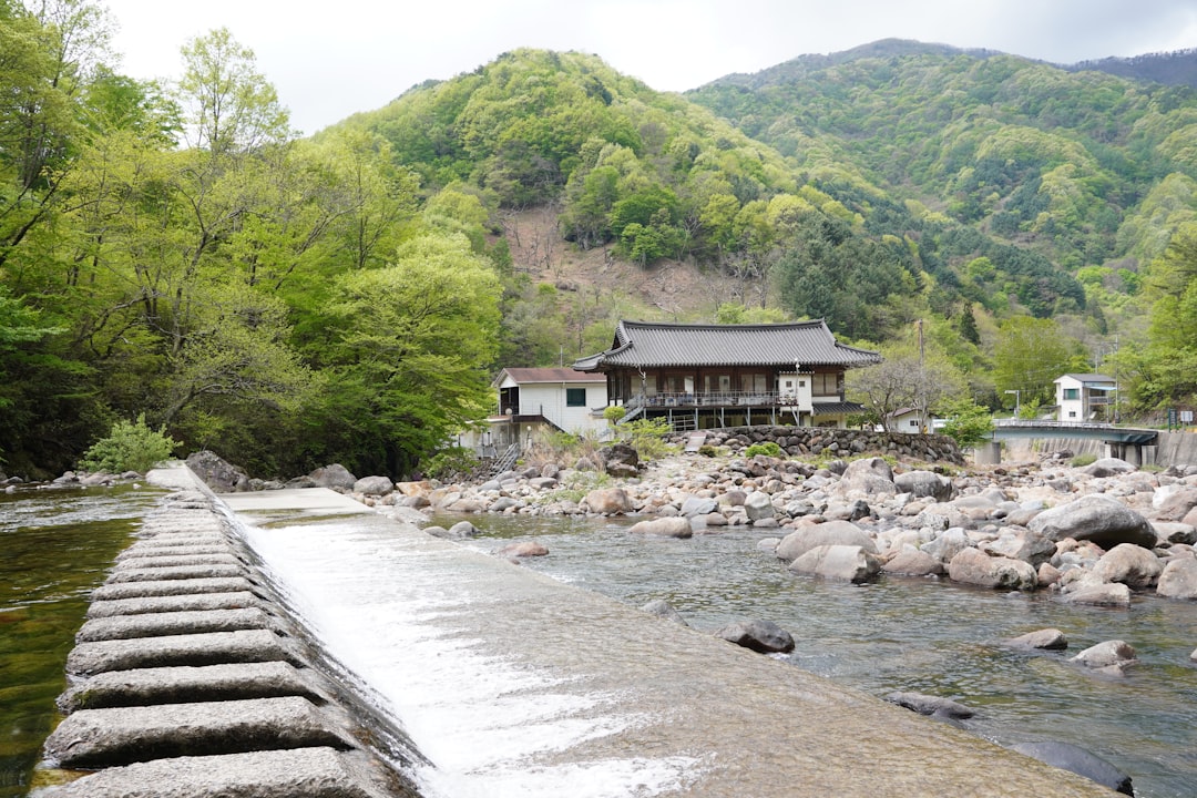 小谷温泉の風景