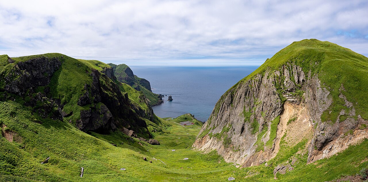 礼文島の風景