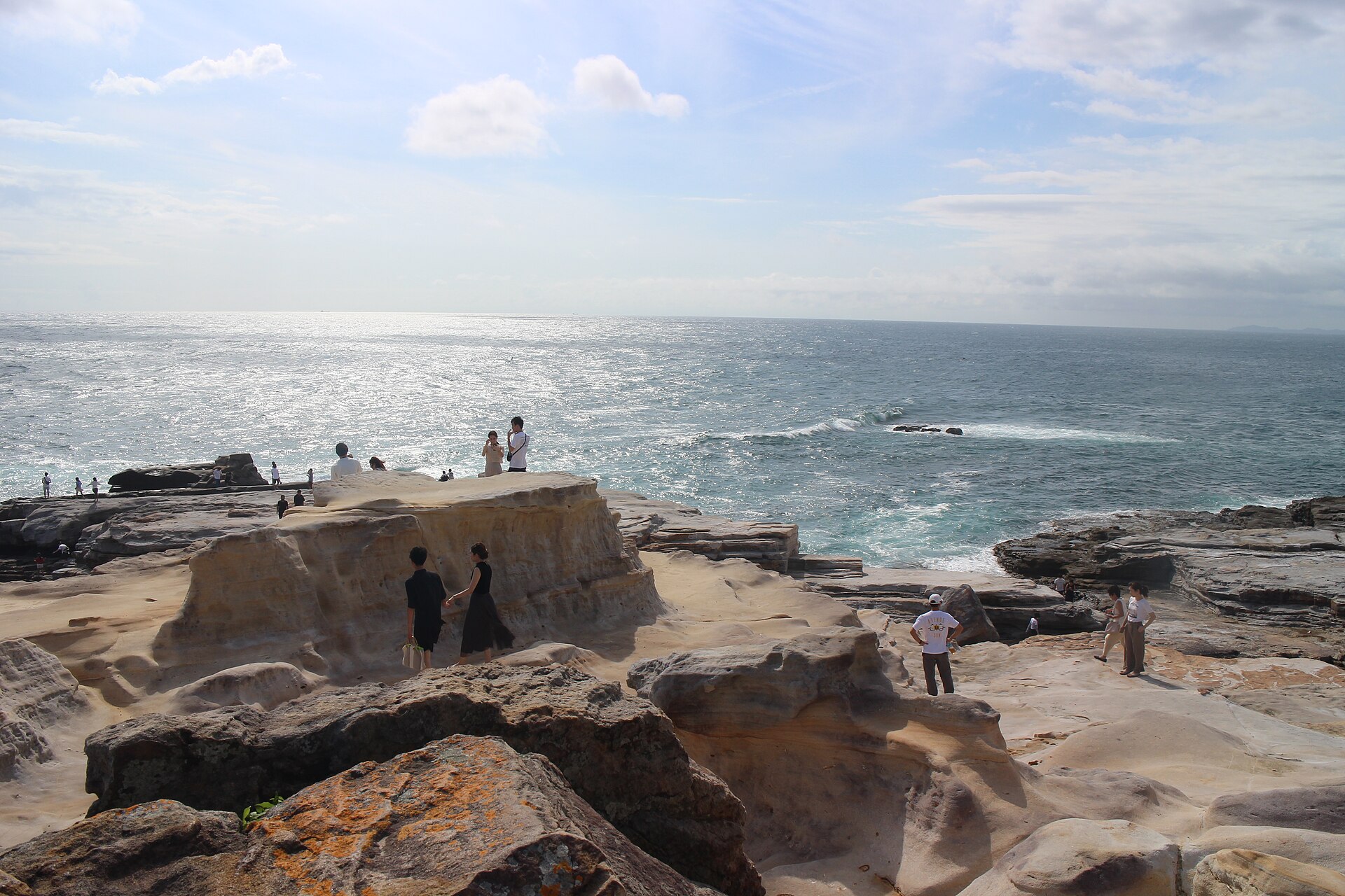 千畳敷海岸の風景