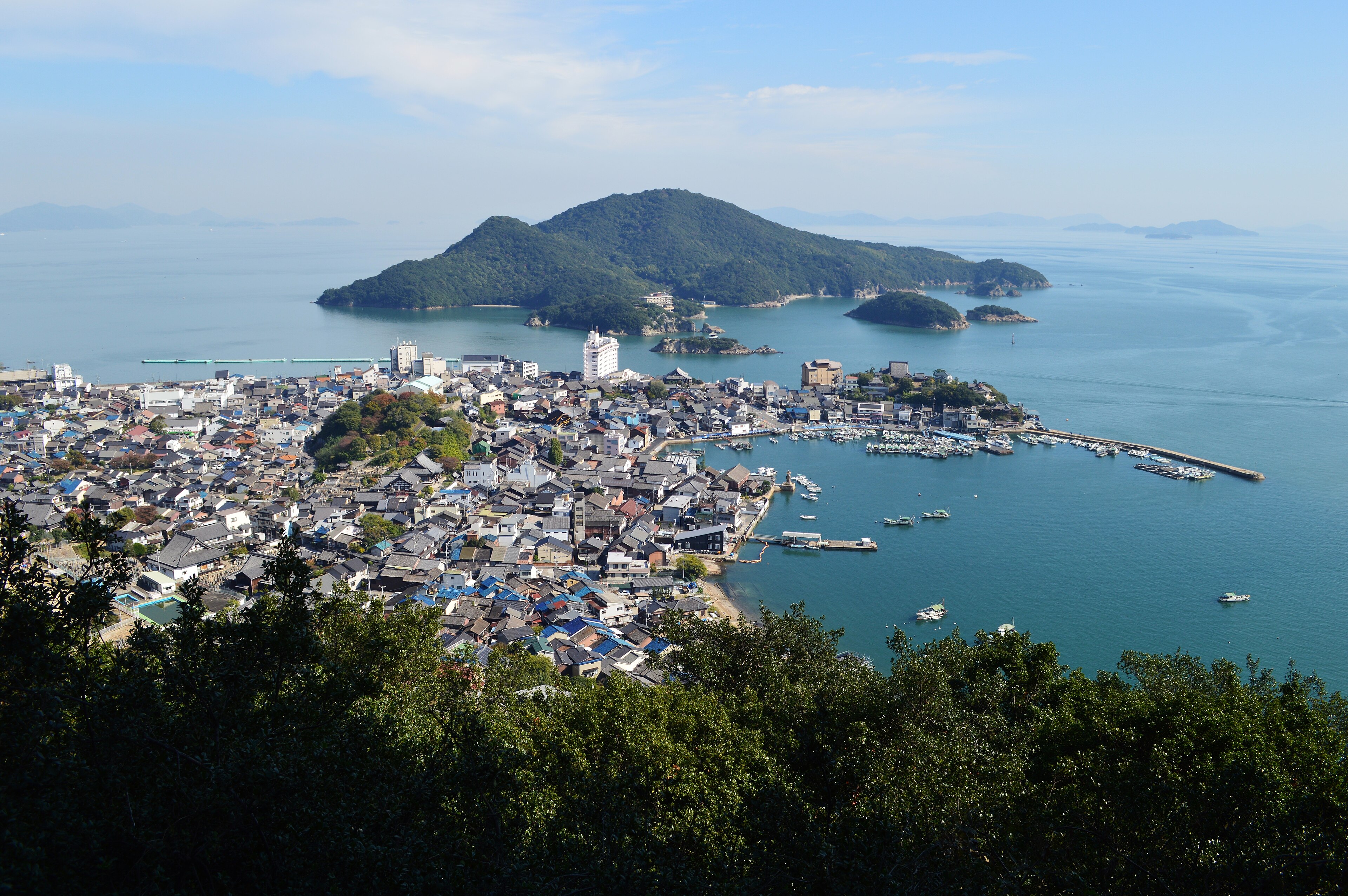仙酔島の風景