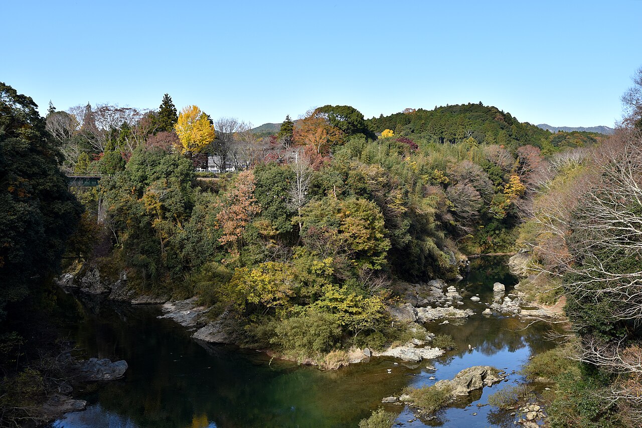 長篠城址の風景