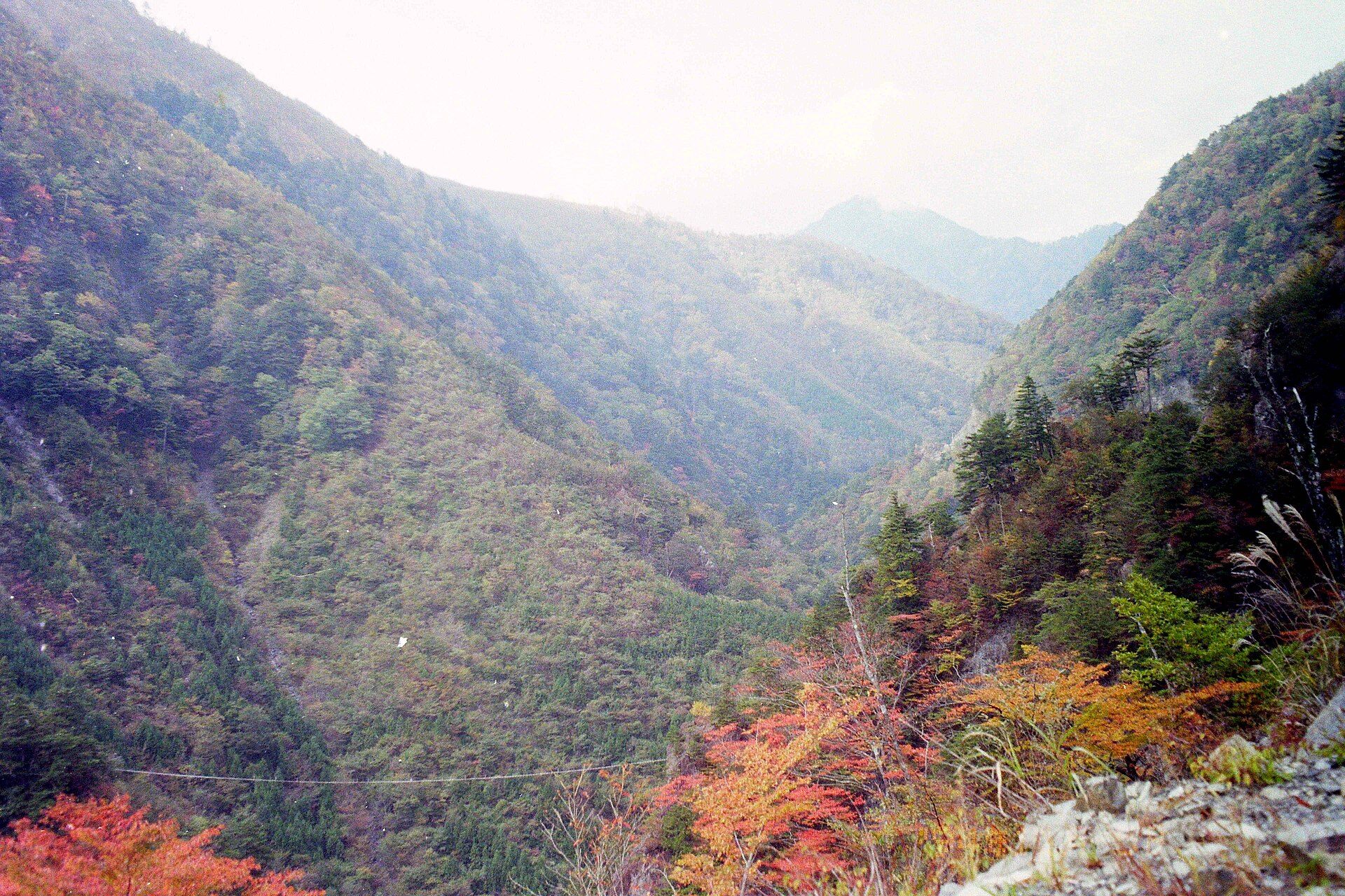 寸又峡の風景
