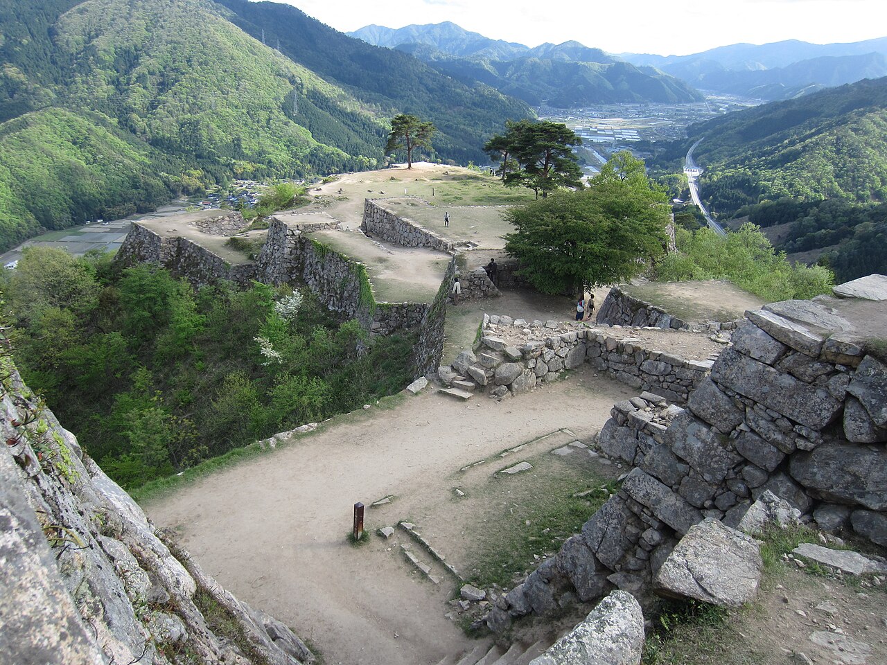竹田城跡の風景