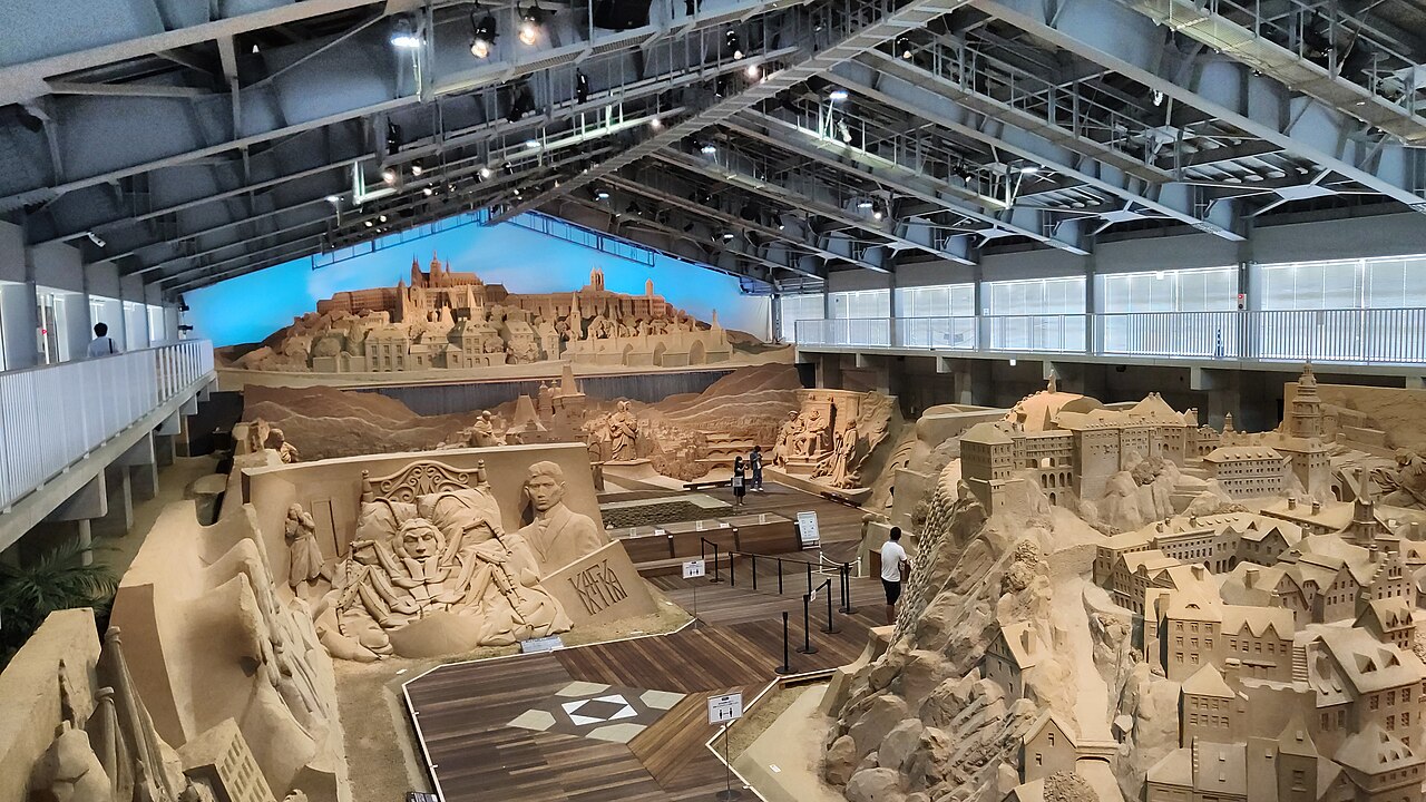 砂の美術館の風景