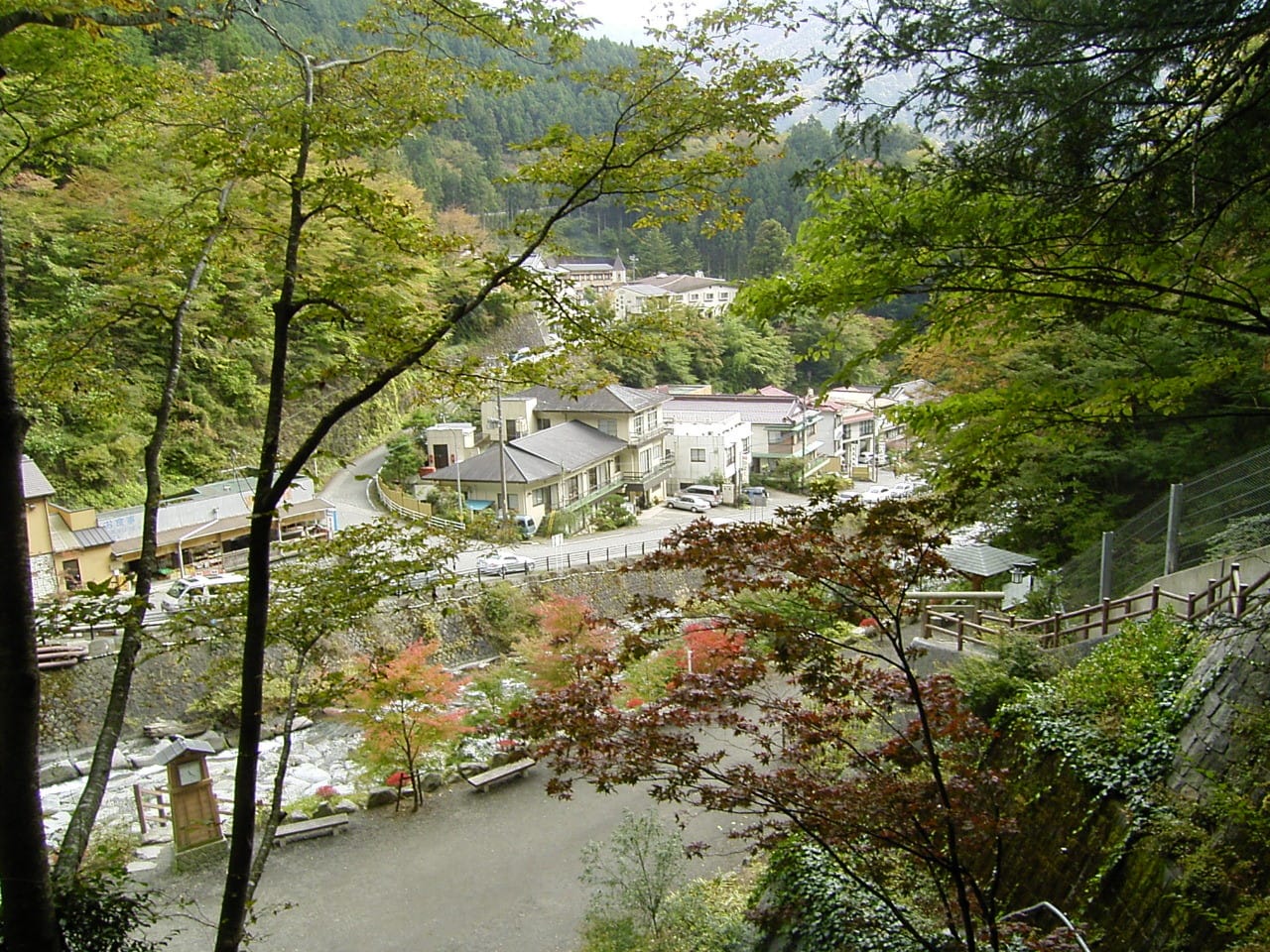梅ヶ島温泉の安倍の大滝
